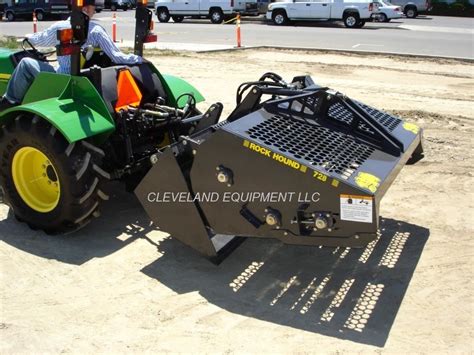 skid steer rock hound|landscape attachments for skid steer.